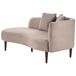 Beliani Chaise longue derecho Terciopelo CHAUMONT Beliani Chaise longue derecho Terciopelo CHAUMONT Gris Oscuro