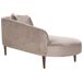 Beliani Chaise longue derecho Terciopelo CHAUMONT Beliani Chaise longue derecho Terciopelo CHAUMONT Gris Oscuro