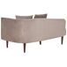 Beliani Chaise longue derecho Terciopelo CHAUMONT Beliani Chaise longue derecho Terciopelo CHAUMONT Gris Oscuro