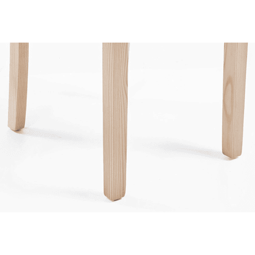 Silla de comedor Ina Simil cuero Crema 47X41X91 cm