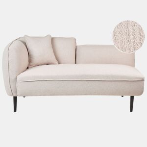 Beliani Chaise longue à esquerda Bouclé CHEVANNES