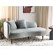 Beliani Chaise longue izquierdo Terciopelo CHAUMONT Beliani Chaise longue izquierdo Terciopelo CHAUMONT Gris Claro