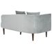 Beliani Chaise longue izquierdo Terciopelo CHAUMONT Beliani Chaise longue izquierdo Terciopelo CHAUMONT Gris Claro