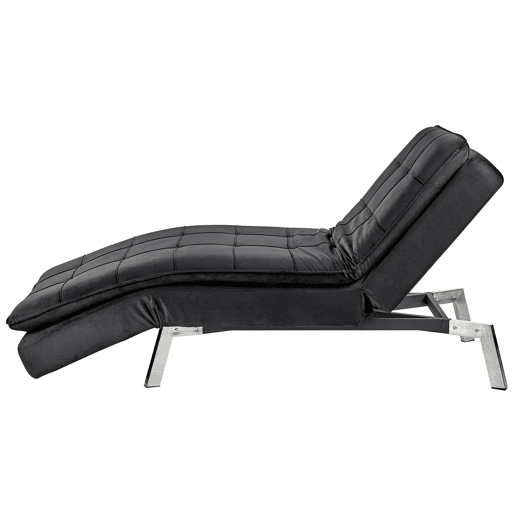 Beliani Chaise longue Veludo LOIRET