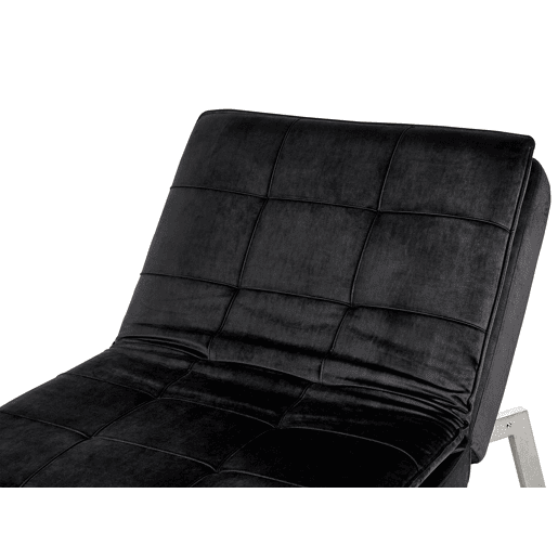Beliani Chaise longue Veludo LOIRET