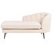 Beliani Chaise longue derecho Bouclé ALLIER Beliani Chaise longue derecho Bouclé ALLIER Beige