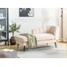 Beliani Chaise longue derecho Bouclé ALLIER Beliani Chaise longue derecho Bouclé ALLIER Beige