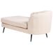 Beliani Chaise longue derecho Bouclé ALLIER Beliani Chaise longue derecho Bouclé ALLIER Beige
