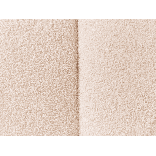 Chaise longue à direita ALLIER Bouclé Creme claro