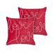 Beliani Cojín decorativo SIDERASIS Beliani Cojín decorativo SIDERASIS Rojo