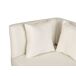 Beliani Chaise longue derecho Poliéster RIOM Beliani Chaise longue derecho Poliéster RIOM Crema