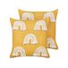 Beliani Cojín decorativo LEEA 45x45 Beliani Cojín decorativo LEEA 45x45 Amarillo