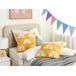 Beliani Cojín decorativo LEEA 45x45 Beliani Cojín decorativo LEEA 45x45 Amarillo