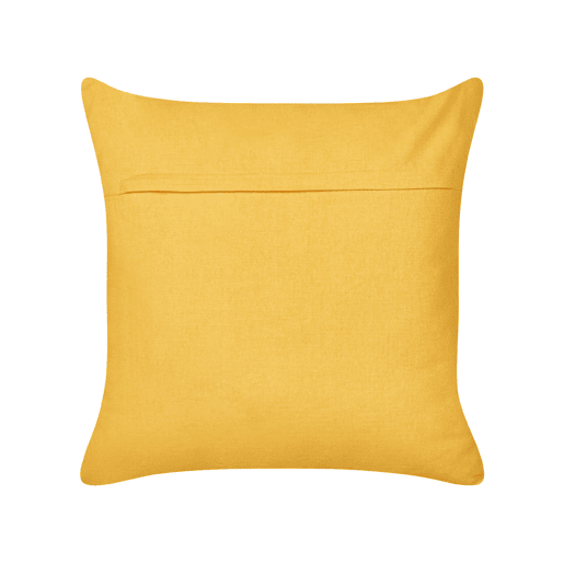 Conjunto de 2 almofadas decorativas LEEA Algodão 45 x 45 cm Amarelo