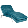 Beliani Chaise longue Veludo LOIRET