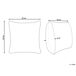 Beliani Cojín decorativo DILLENIA Beliani Cojín decorativo DILLENIA Blanco/ Beige