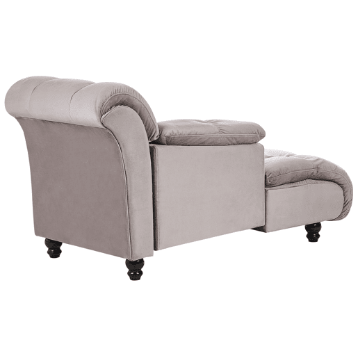 Beliani Chaise longue à direita Poliéster LORMONT