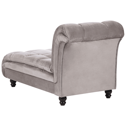 Beliani Chaise longue à direita Poliéster LORMONT