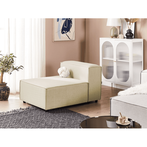 Poltrona modular APRICA Linho sintético Creme