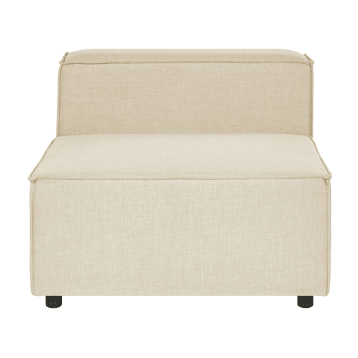 Poltrona modular APRICA Linho sintético Creme
