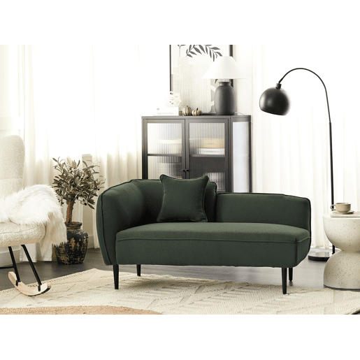 Beliani Chaise longue à esquerda Bouclé CHEVANNES