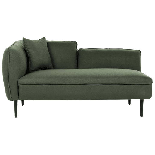 Beliani Chaise longue à esquerda Bouclé CHEVANNES