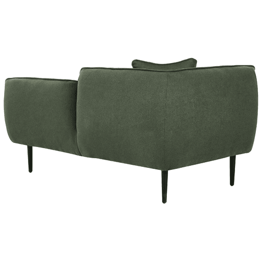 Beliani Chaise longue à esquerda Bouclé CHEVANNES
