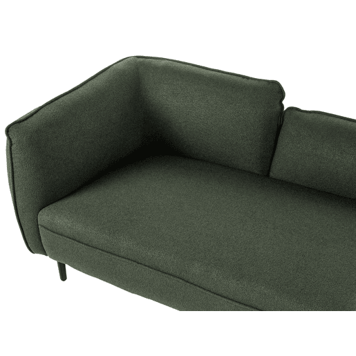 Beliani Chaise longue à esquerda Bouclé CHEVANNES