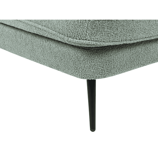 Chaise longue à esquerda ALLIER Bouclé Verde Chaise longue à esquerda ALLIER Bouclé Verde