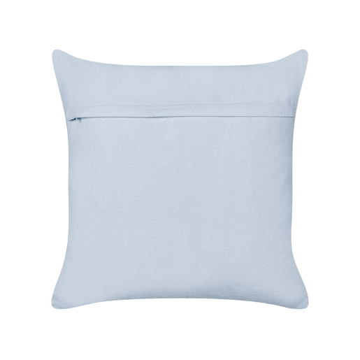 Conjunto de 2 almofadas decorativas LEEA Algodão 45 x 45 cm Azul claro