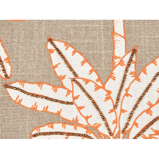 Conjunto de 2 almofadas decorativas MELOBESIA Algodão 45 x 45 cm Multicolor Padrão de plantas