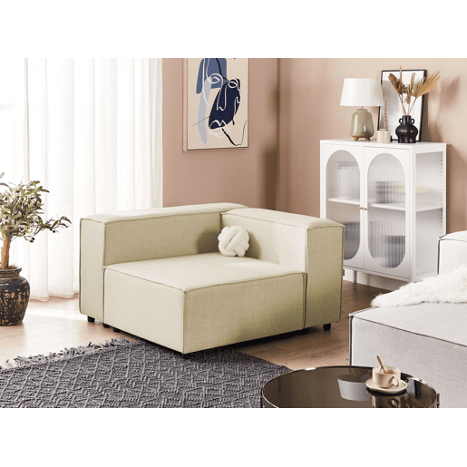 Módulo de canto APRICA Linho sintético Creme