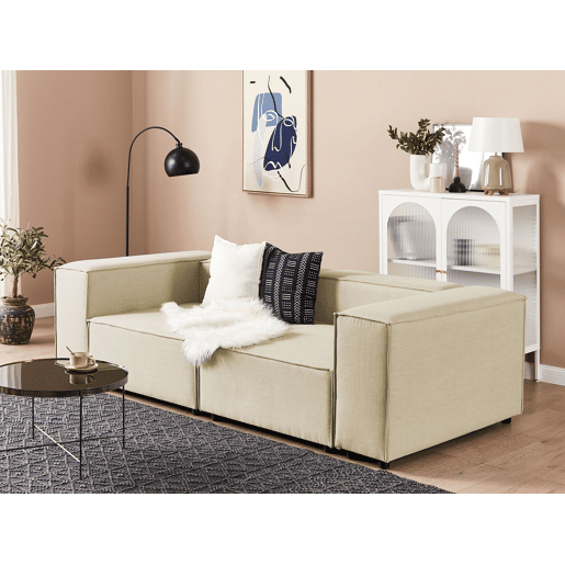 Módulo de canto APRICA Linho sintético Creme
