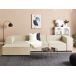 Beliani Chaise longue Lino sintético APRICA Beliani Chaise longue Lino sintético APRICA Beige