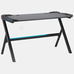 Secretária de jogos DANVERS Preto 120 cm 60 cm LED RGB