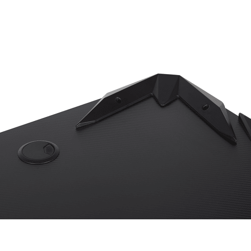 Secretária de jogos DANVERS Preto 120 cm 60 cm LED RGB