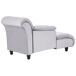 Beliani Chaise longue derecho Terciopelo LORMONT Beliani Chaise longue derecho Terciopelo LORMONT Gris Claro