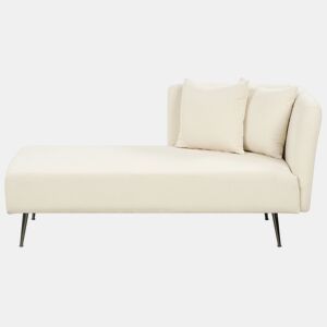 Beliani Chaise longue à direita Bouclé RIOM