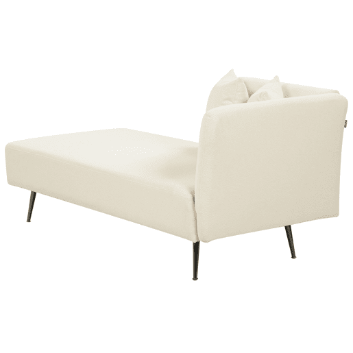 Beliani Chaise longue à direita Bouclé RIOM