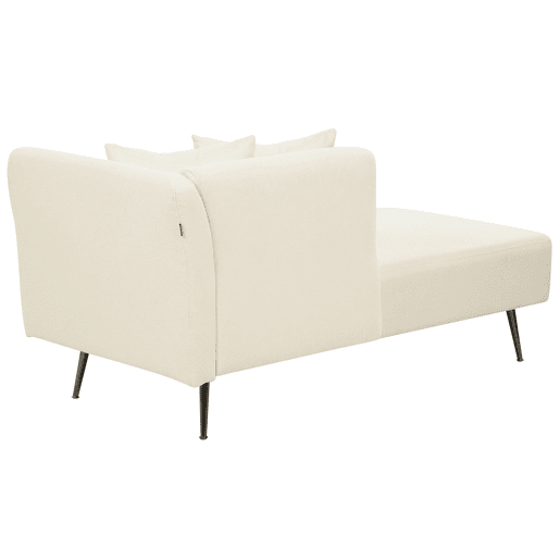 Beliani Chaise longue à direita Bouclé RIOM