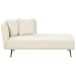 Beliani Chaise longue izquierdo Bouclé RIOM Beliani Chaise longue izquierdo Bouclé RIOM Blanco/ Beige