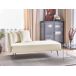 Beliani Chaise longue izquierdo Bouclé RIOM Beliani Chaise longue izquierdo Bouclé RIOM Blanco/ Beige