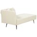 Beliani Chaise longue izquierdo Bouclé RIOM Beliani Chaise longue izquierdo Bouclé RIOM Blanco/ Beige