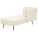 Beliani Chaise longue izquierdo Bouclé RIOM Beliani Chaise longue izquierdo Bouclé RIOM Blanco/ Beige