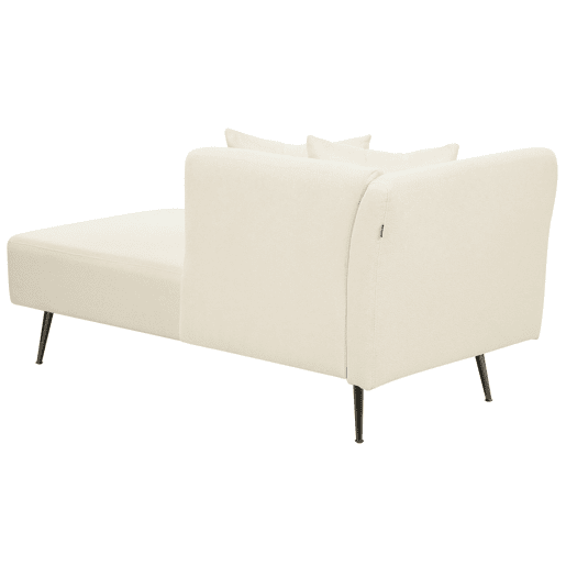 Beliani Chaise longue à esquerda Bouclé RIOM Beliani Chaise longue à esquerda Bouclé RIOM