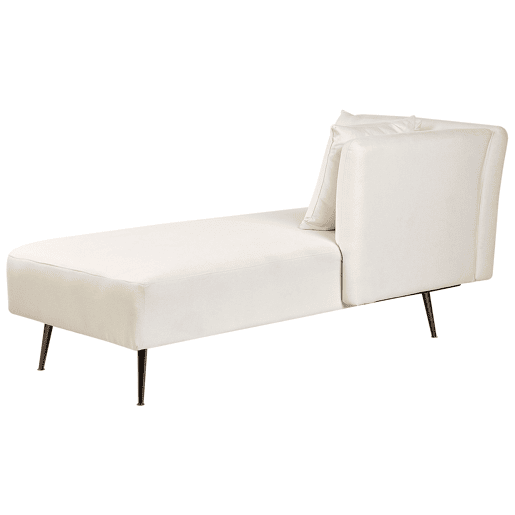 Beliani Chaise longue à esquerda Poliéster RIOM
