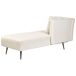 Beliani Chaise longue izquierdo Poliéster RIOM Beliani Chaise longue izquierdo Poliéster RIOM Crema