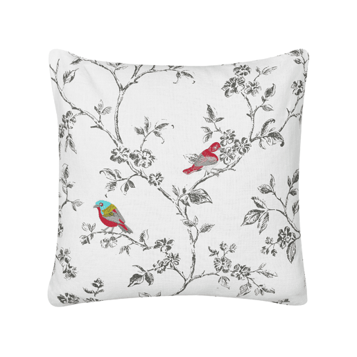 Almofada decorativa DILLENIA Algodão 45 x 45 cm Branco