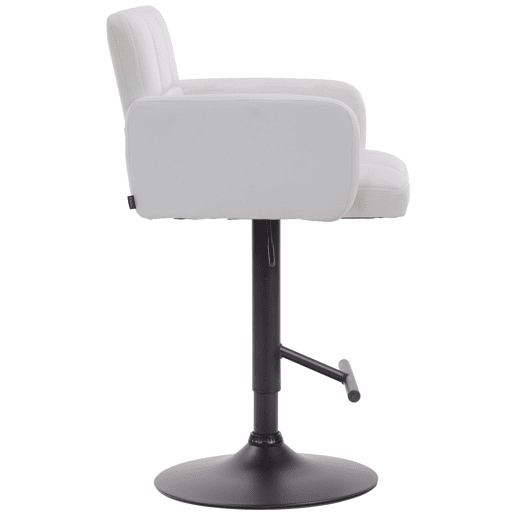 Taburete Los Angeles Simil cuero Blanco 56X60X93 cm Taburete Los Angeles Simil cuero Blanco 56X60X93 cm