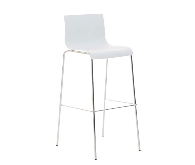 Taburete hoover con base de 4 pies 48x43x100 cm